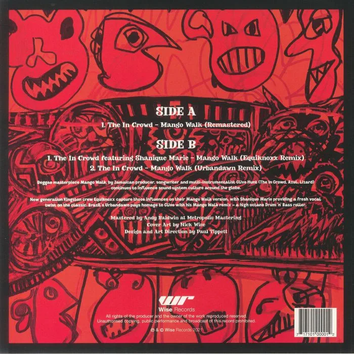 Back cover — The IN CROWD — Mango Walk