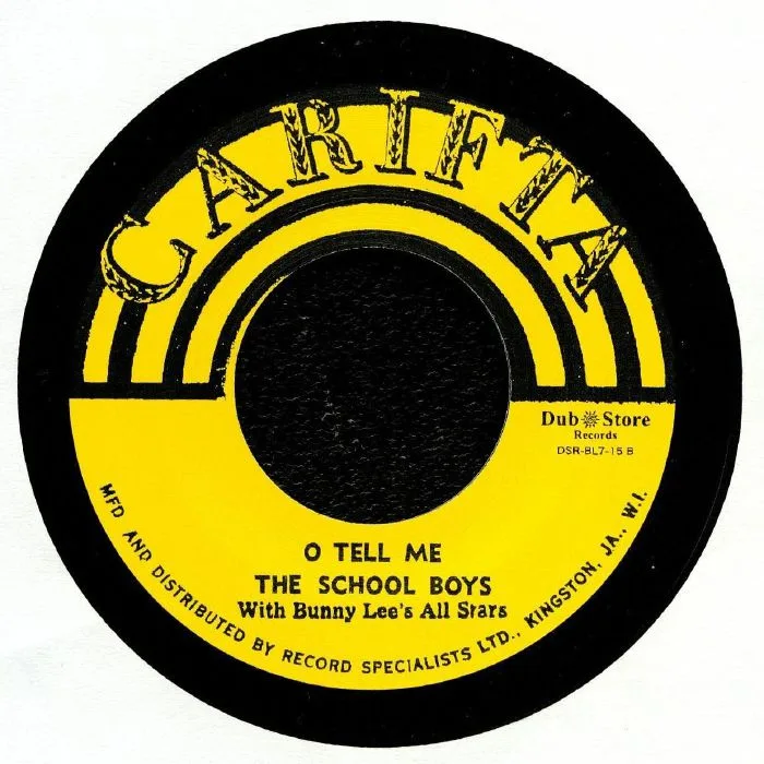 Back cover — The SCHOOL BOYS with BUNNY LEE ALL STARS — Guilty Of Love