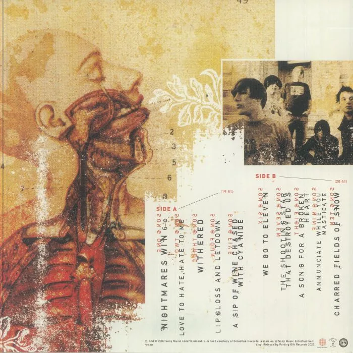 Back cover — A STATIC LULLABY — And Don't Forget To Breathe (reissue)