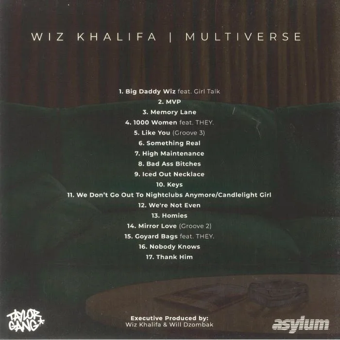 Обратная сторона обложки — WIZ KHALIFA — Multiverse