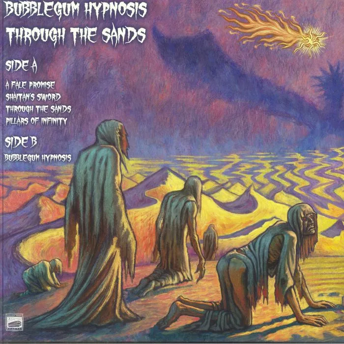 Back cover — BUBBLEGUM HYPNOSIS — Through The Sands