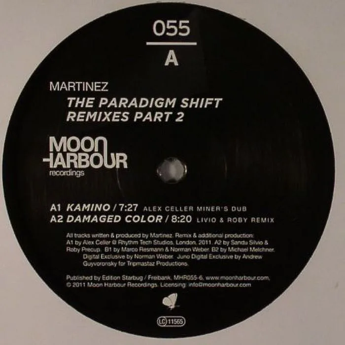 Лицевая сторона обложки — MARTINEZ — The Paradigm Shift Remixes Part 2