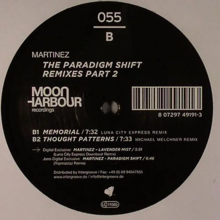 Обратная сторона обложки — MARTINEZ — The Paradigm Shift Remixes Part 2