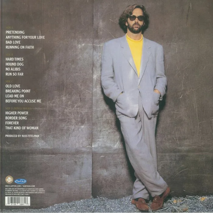 Обратная сторона обложки — Eric CLAPTON — Journeyman (Deluxe Edition)