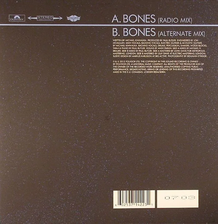 Back cover — Michael KIWANUKA — Bones