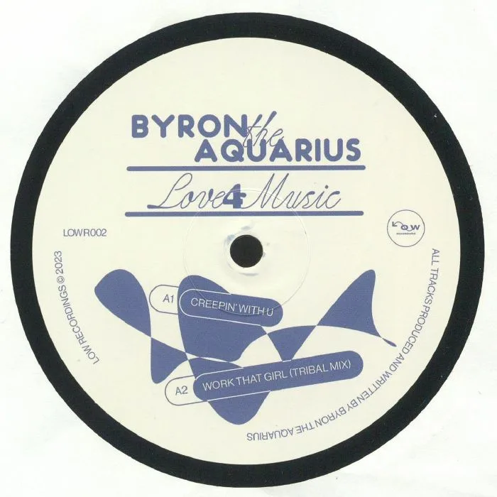 Лицевая сторона обложки — BYRON THE AQUARIUS — Love 4 Music