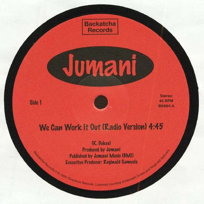 Front cover — JUMANI — We Can Work It Out