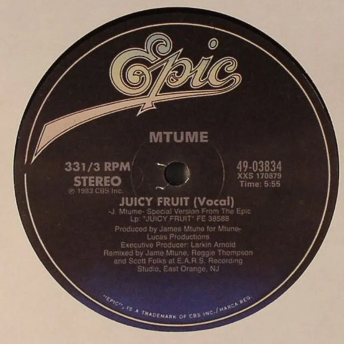 Лицевая сторона обложки — MTUME — Juicy Fruit
