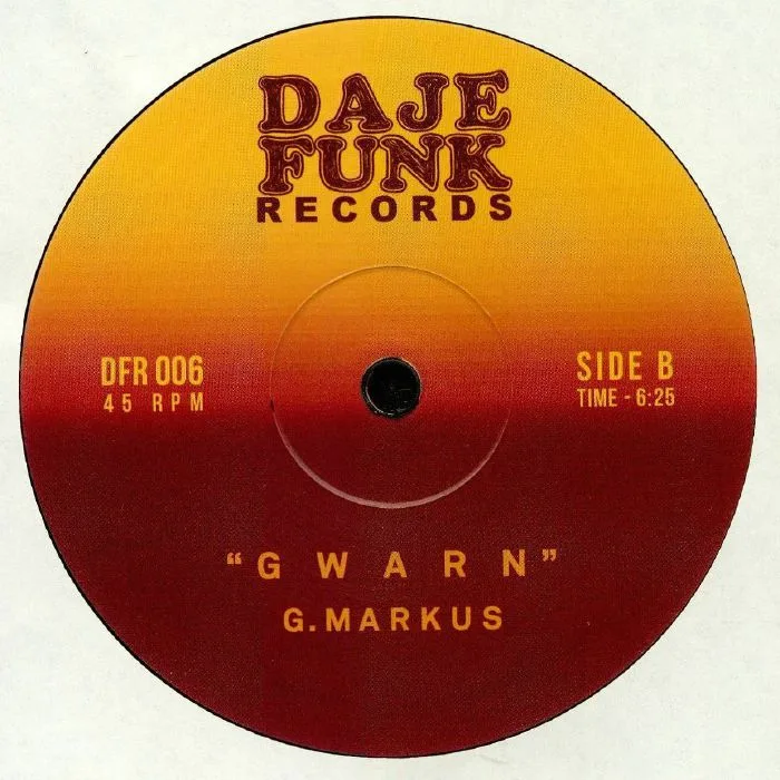 Обратная сторона обложки — DE GAMA / G MARKUS — Feel The Groove