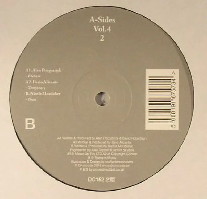Обратная сторона обложки — Alan FITZPATRICK / ILARIO ALICANTE / NICOLE MOUDABER — A Sides Vol 4 Part 2