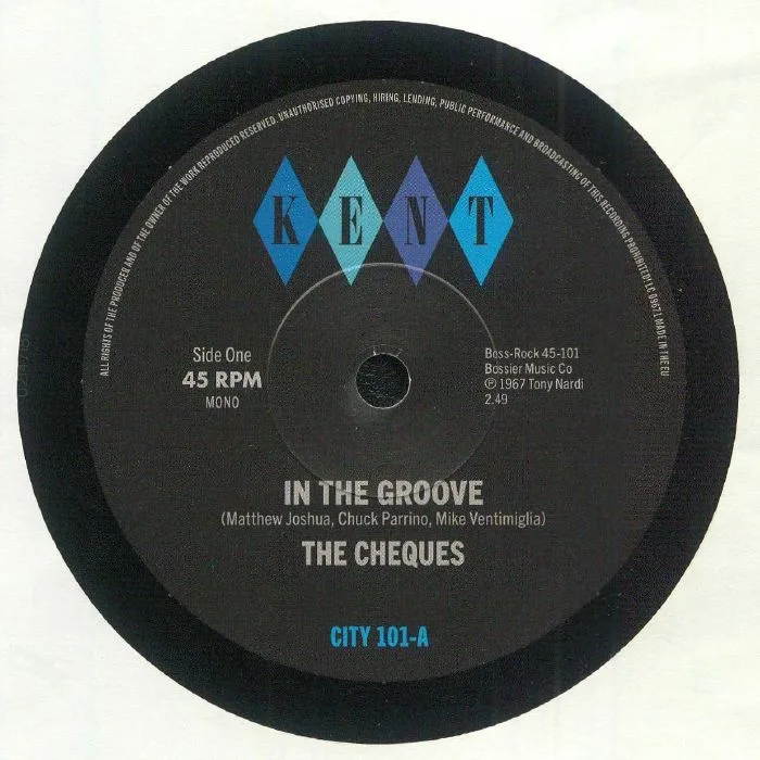 Лицевая сторона обложки — The CHEQUES / THE MERITS — In The Groove