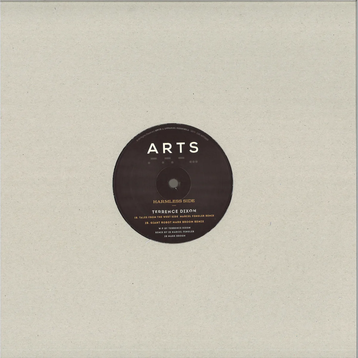 Back cover — Terrence Dixon — Remixed Ep