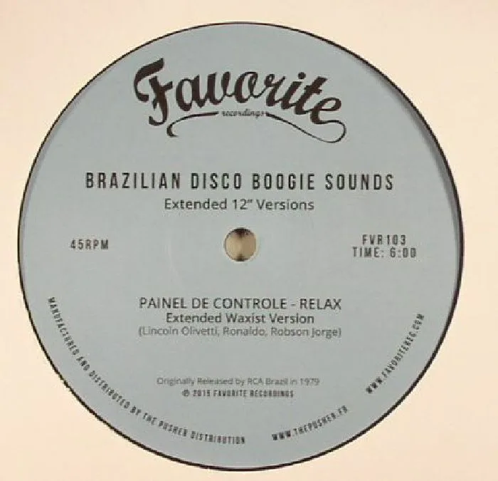Front cover — PAINEL DE CONTROLE / RABO DE SAIA / FAMKS — Brazilian Disco Boogie Sounds: Extended 12 Inch Versions