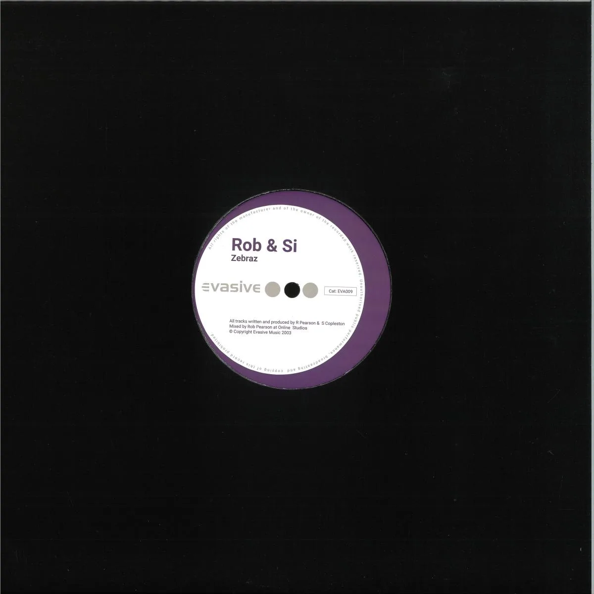 Back cover — Rob & Si — Roll One Up / Zebraz