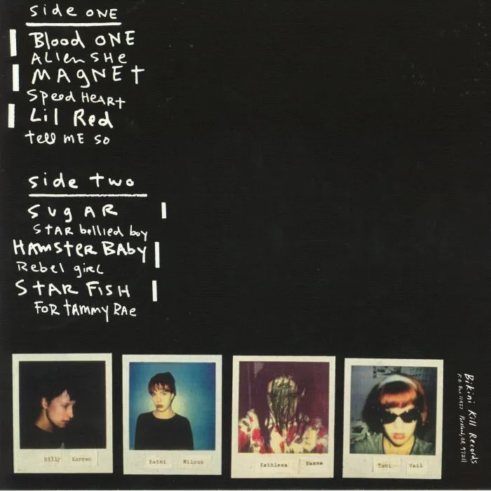 Back cover — BIKINI KILL — Pussy Whipped (reissue)