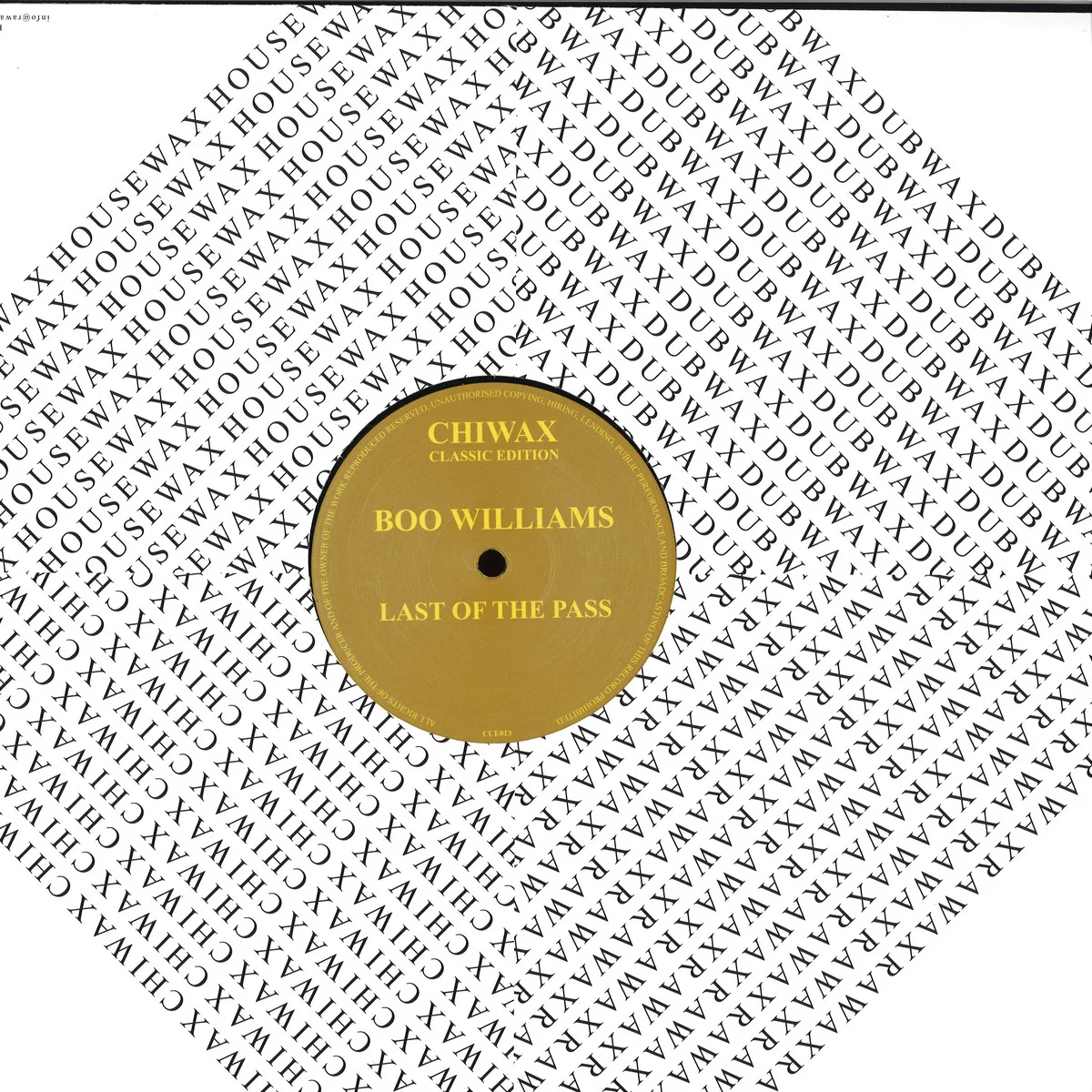 Boo Williams — Last Of The Pass