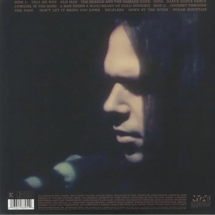 Back cover — Neil YOUNG — Young Shakespeare