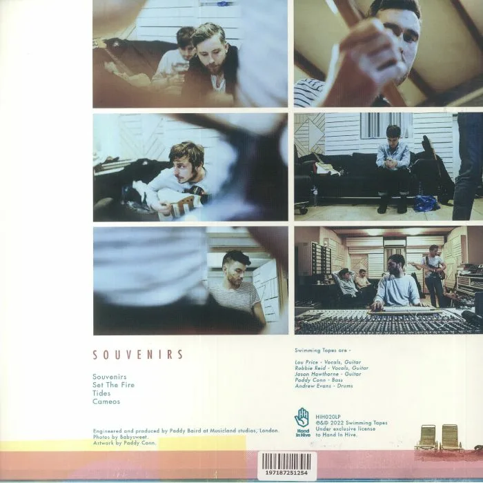 Back cover — SWIMMING TAPES — Souvenirs EP