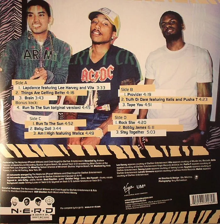 Back cover — NERD — In Search Of