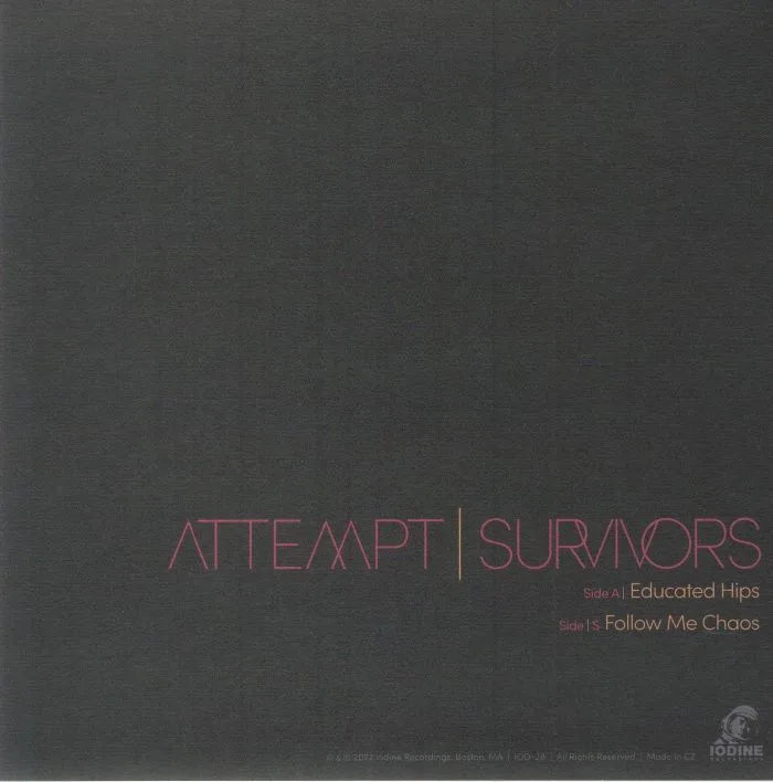 Back cover — ATTEMPT SURVIVORS — Educated Hips