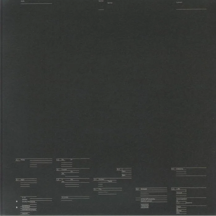Обратная сторона обложки — Galcher LUSTWERK — 100% Galcher (remastered)