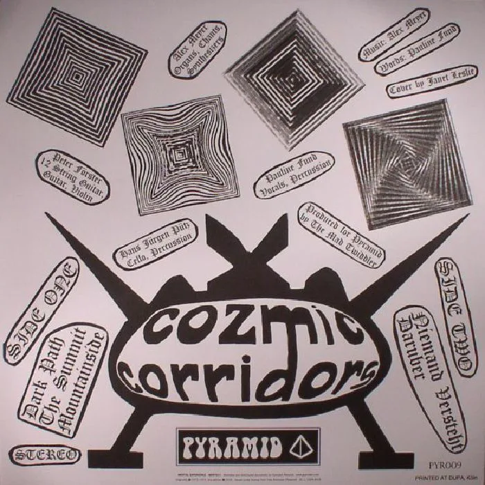 Обратная сторона обложки — COZMIC CORRIDORS — Cozmic Corridors (reissue)