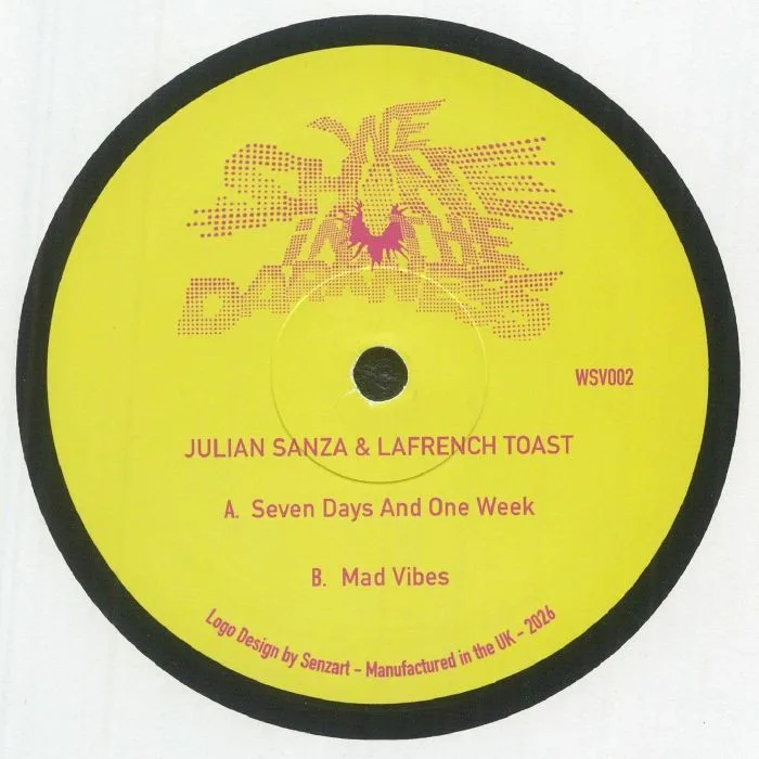 Back cover — Julian SANZA / LAFRENCH TOAST — Seven Days & One Week