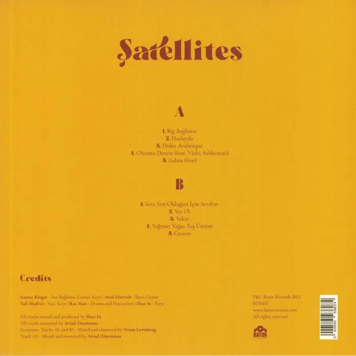 Обратная сторона обложки — SATELLITES — Satellites