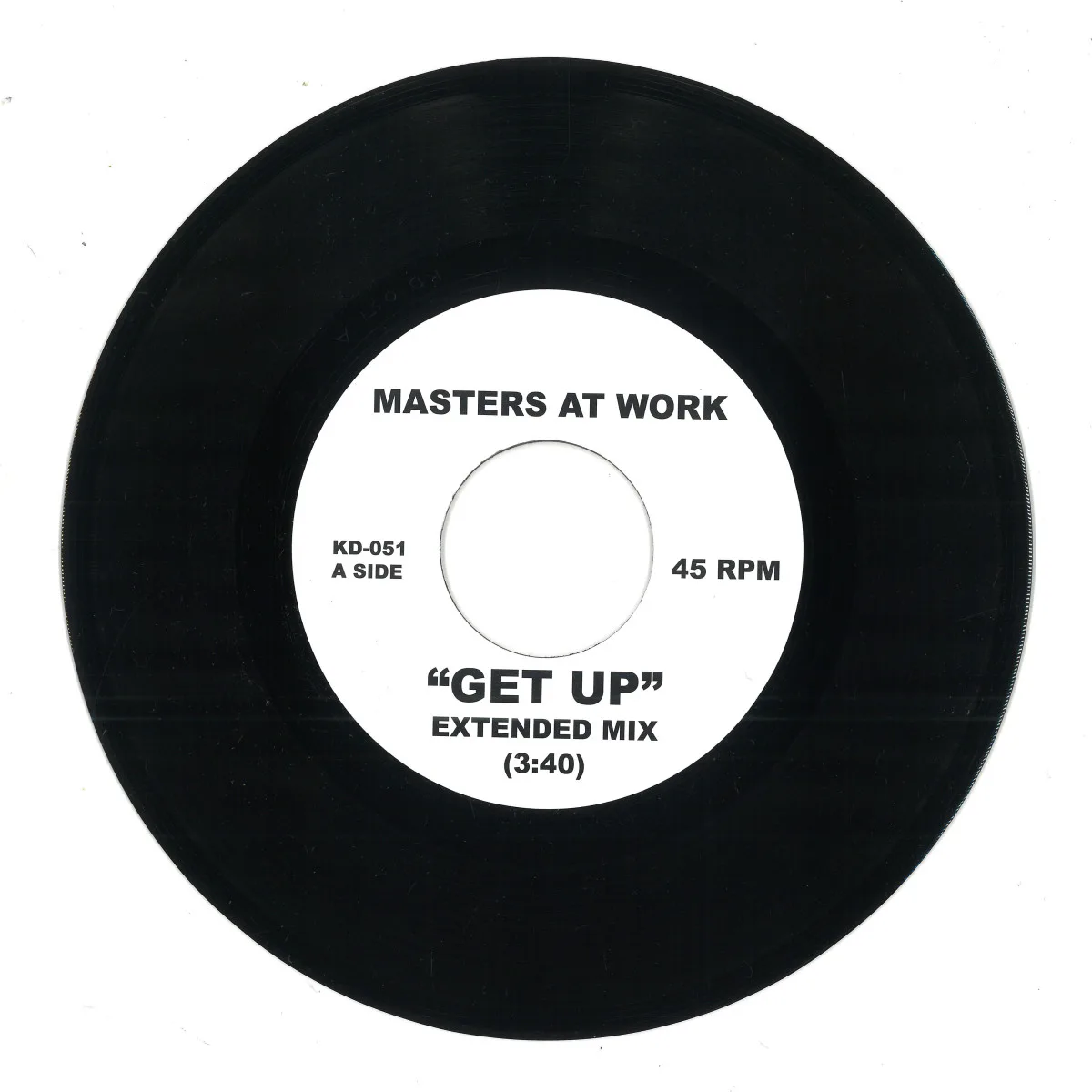 Front cover — Masters At Work — The Buddah Chant / Get Up
