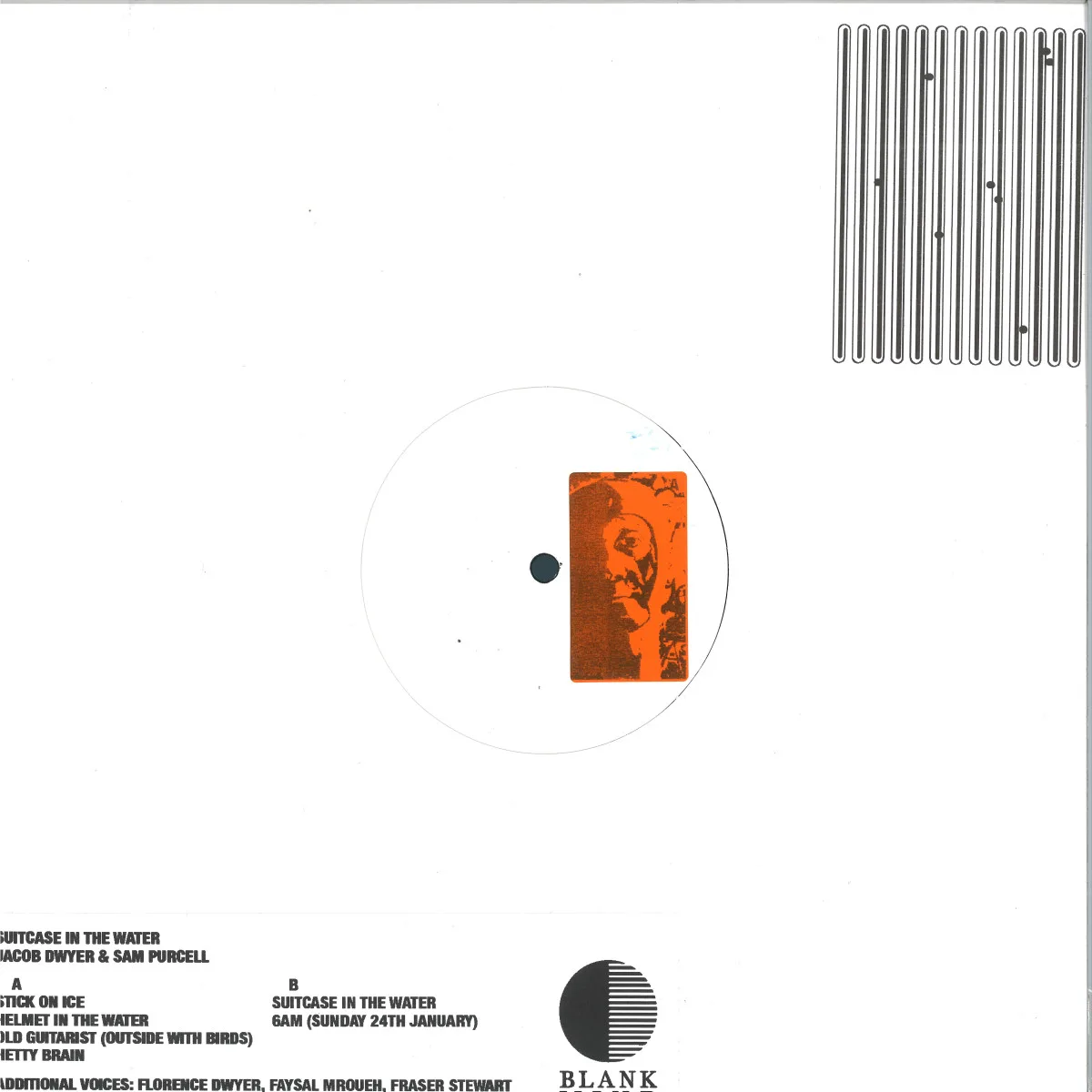 Front cover — Jacob Dwyer&Sam Purcell — Suitcase in the water LP