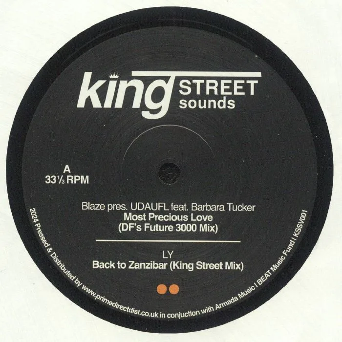 Front cover — BLAZE presents UDAUFL / LY / MOOD II SWING / ANANDA PROJECT — King Street Sounds Sampler Vol 1