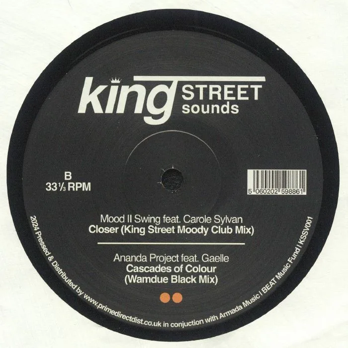 Back cover — BLAZE presents UDAUFL / LY / MOOD II SWING / ANANDA PROJECT — King Street Sounds Sampler Vol 1