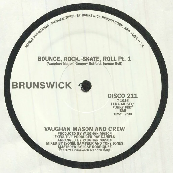 Лицевая сторона обложки — Vaughan MASON & CREW — Bounce Rock Skate Roll