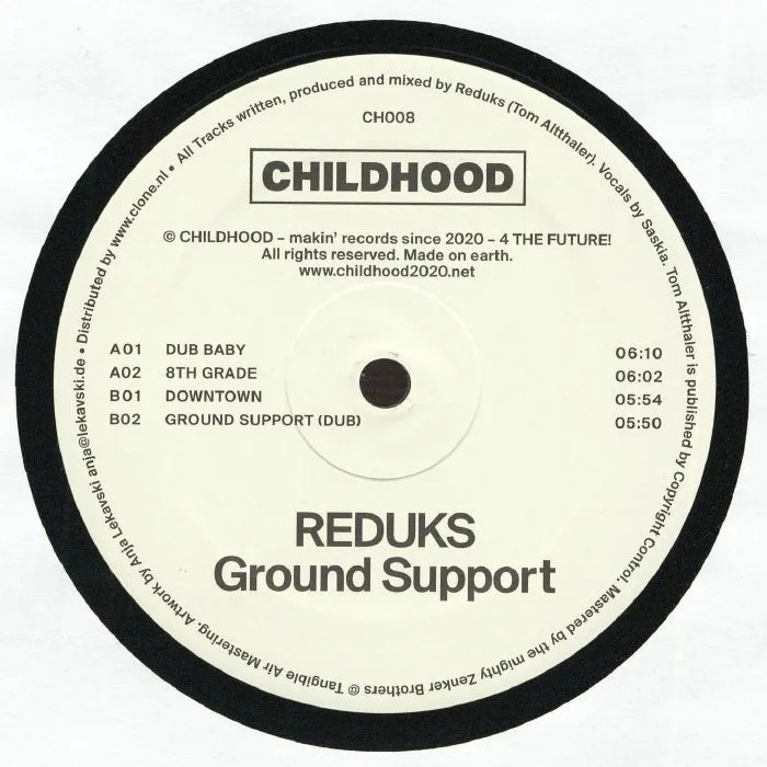 Лицевая сторона обложки — REDUKS — Ground Support