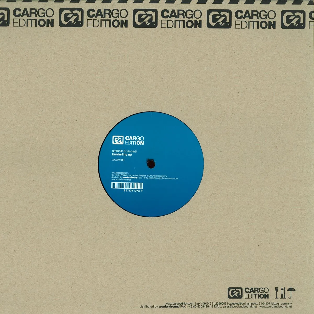 Back cover — Stefanik & Tasnadi — Borderline Ep