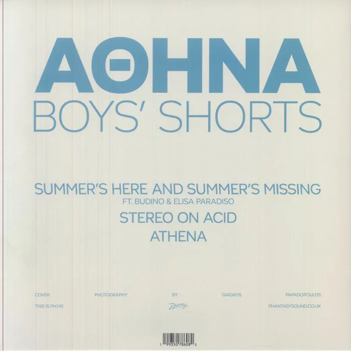 Back cover — BOYS' SHORTS — Athena
