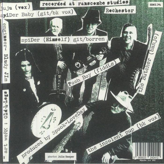 Back cover — The aka WILD BILLY CHILDISH NORTH KENT FOLKWAYS REVIIVAL / THE SINGING LOINS feat JUJU CLAUDIUS — House Of The Rising Sun