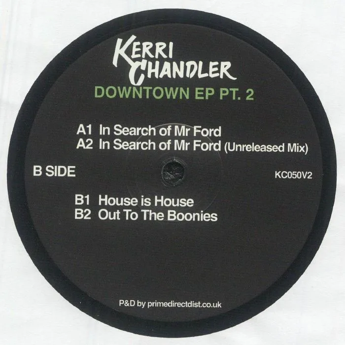 Обратная сторона обложки — Kerri CHANDLER — Downtown EP Pt 2