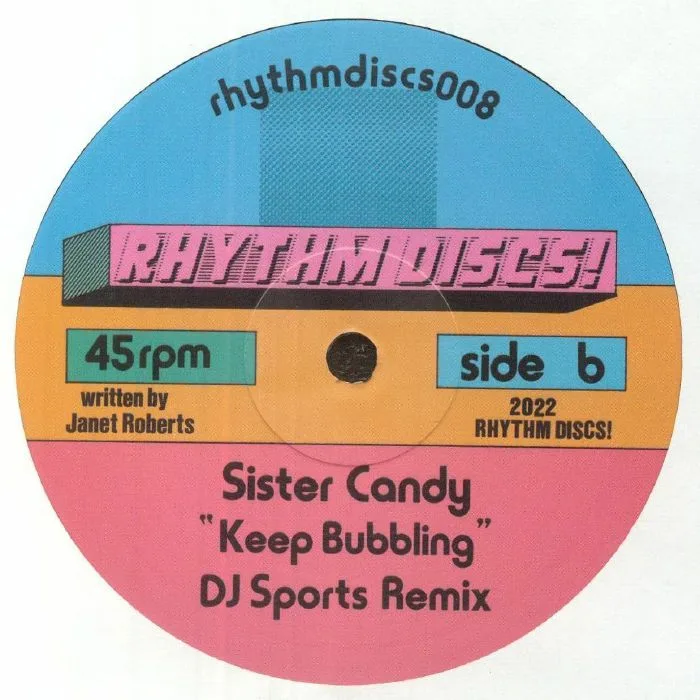 Back cover — SISTER CANDY — Keep Bubbling