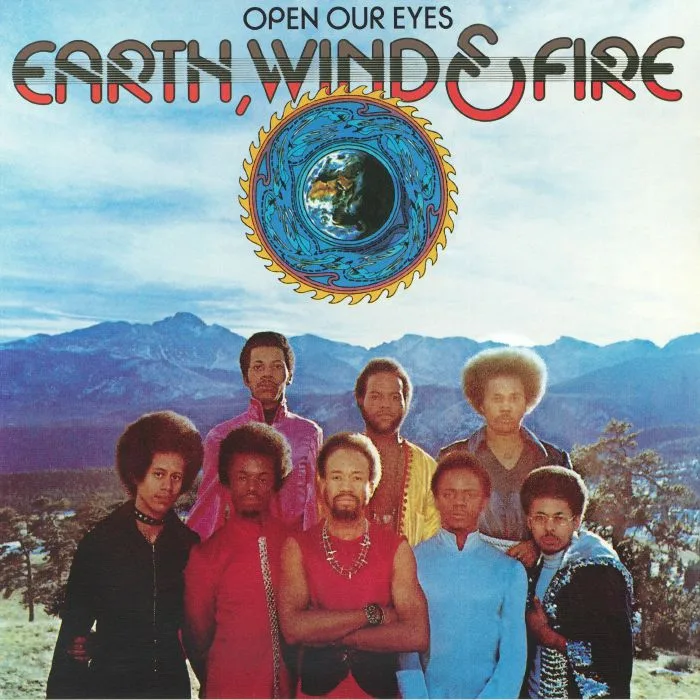 Лицевая сторона обложки — EARTH WIND & FIRE — Open Our Eyes