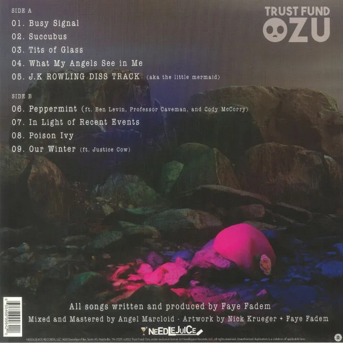 Back cover — TRUST FUND OZU — Tribute Summon