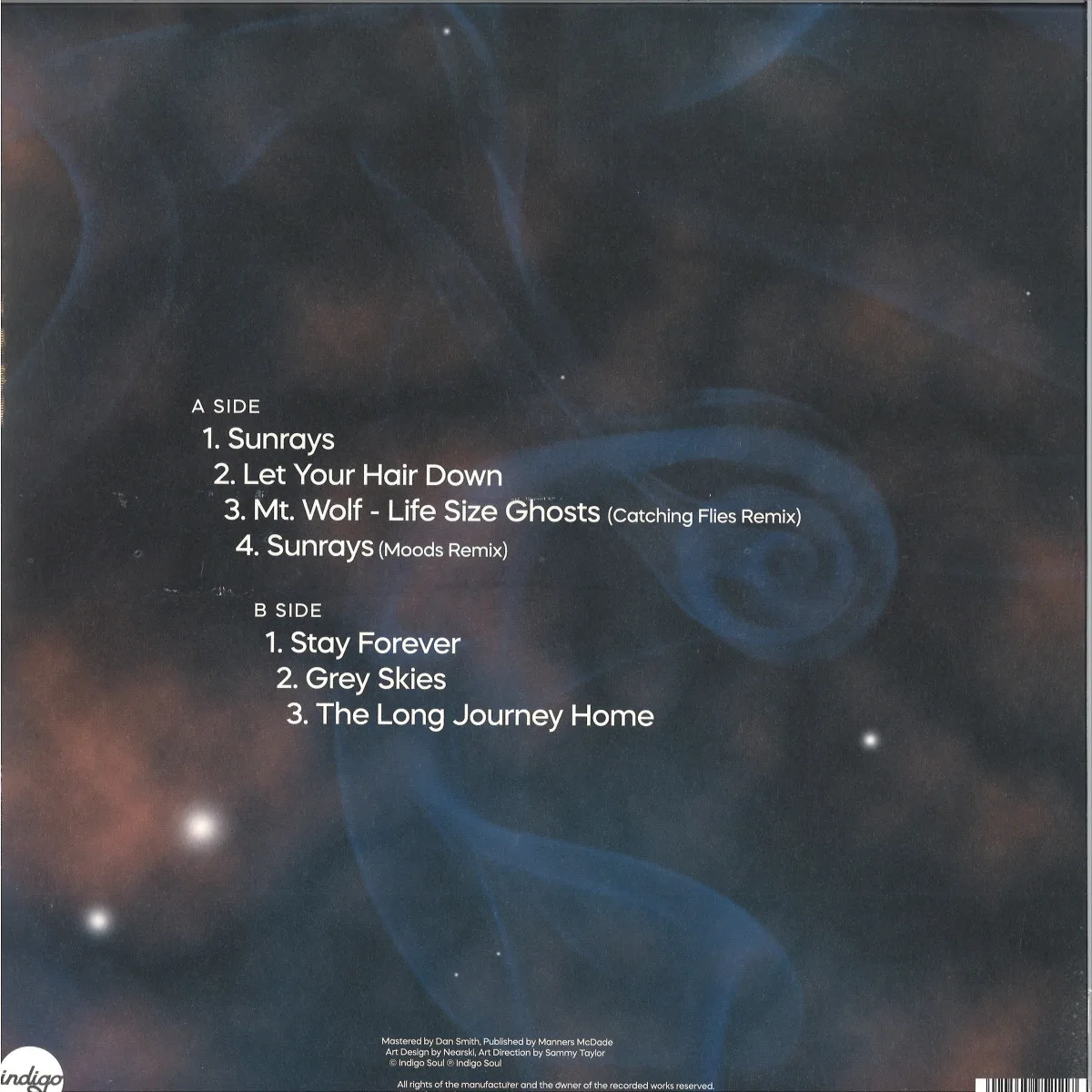 Обратная сторона обложки — Catching Flies — The Stars EP