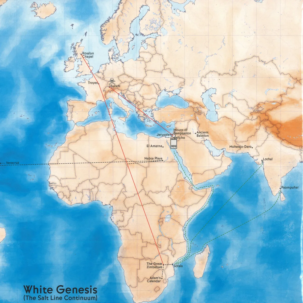 Various — White Genesis (The Salt Line Continuum) 2x12"