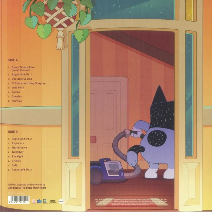 Back cover — BLUEY — Rug Island (Soundtrack)