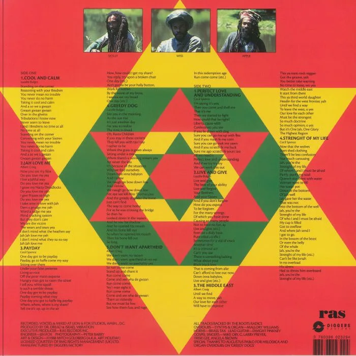 Обратная сторона обложки — ISRAEL VIBRATION — Strength Of My Life (remastered)