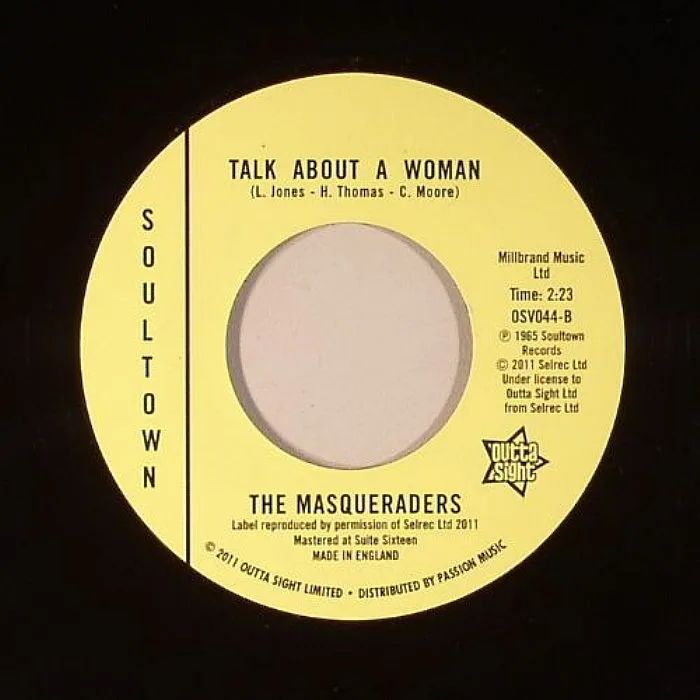 Back cover — The MASQUERADERS — That's The Same Thing
