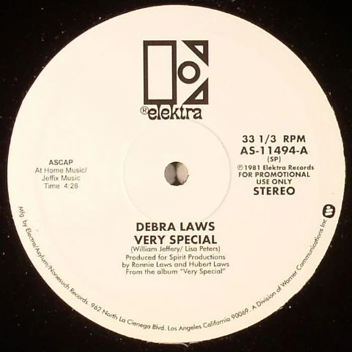 Back cover — Debra LAWS — Very Special