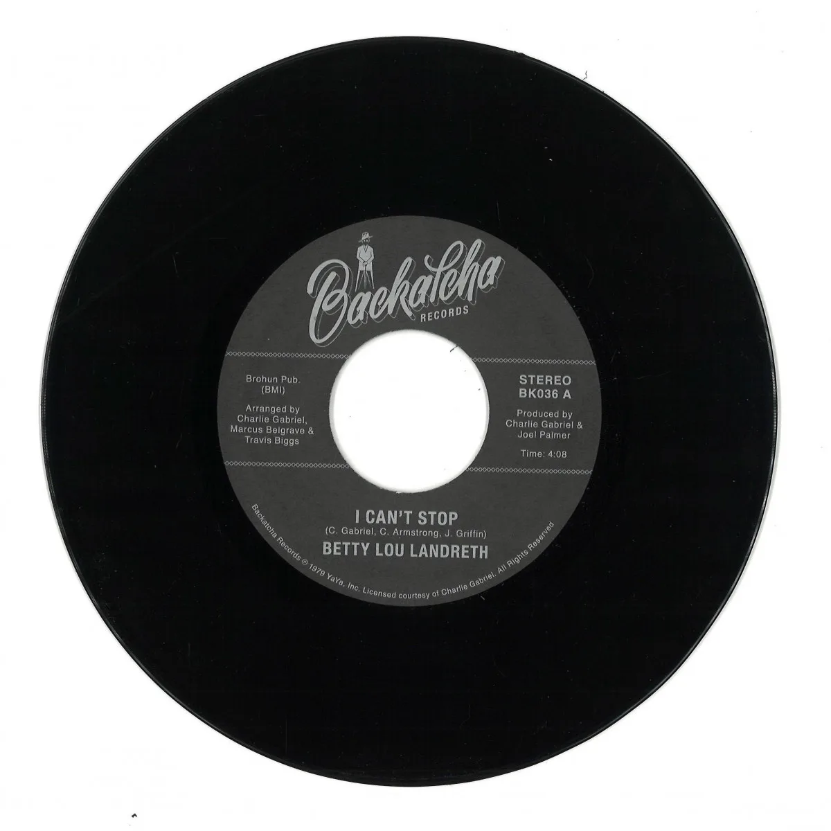 Betty Lou Landreth — I Can’t Stop - Vocal c/w Instrumental