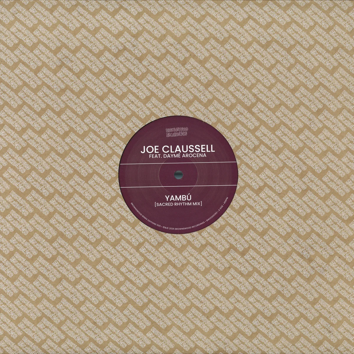 Лицевая сторона обложки — Gilles Peterson's Havana Cultura Band/Joe Claussellfeat.Daymé Arocena — BROWNSWOOD REMIX EDITIONS