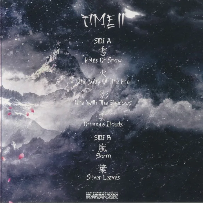 Back cover — WINTERSUN — Time II